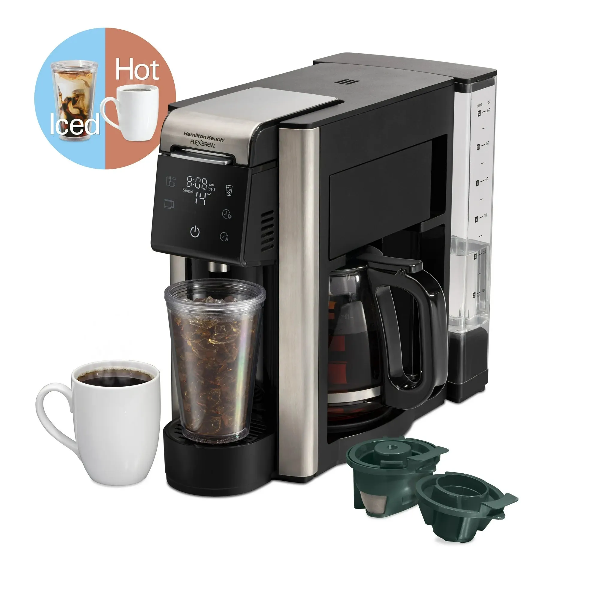 Hamilton Beach 49965F FlexBrew Advanced 5-in-1 Coffee Maker