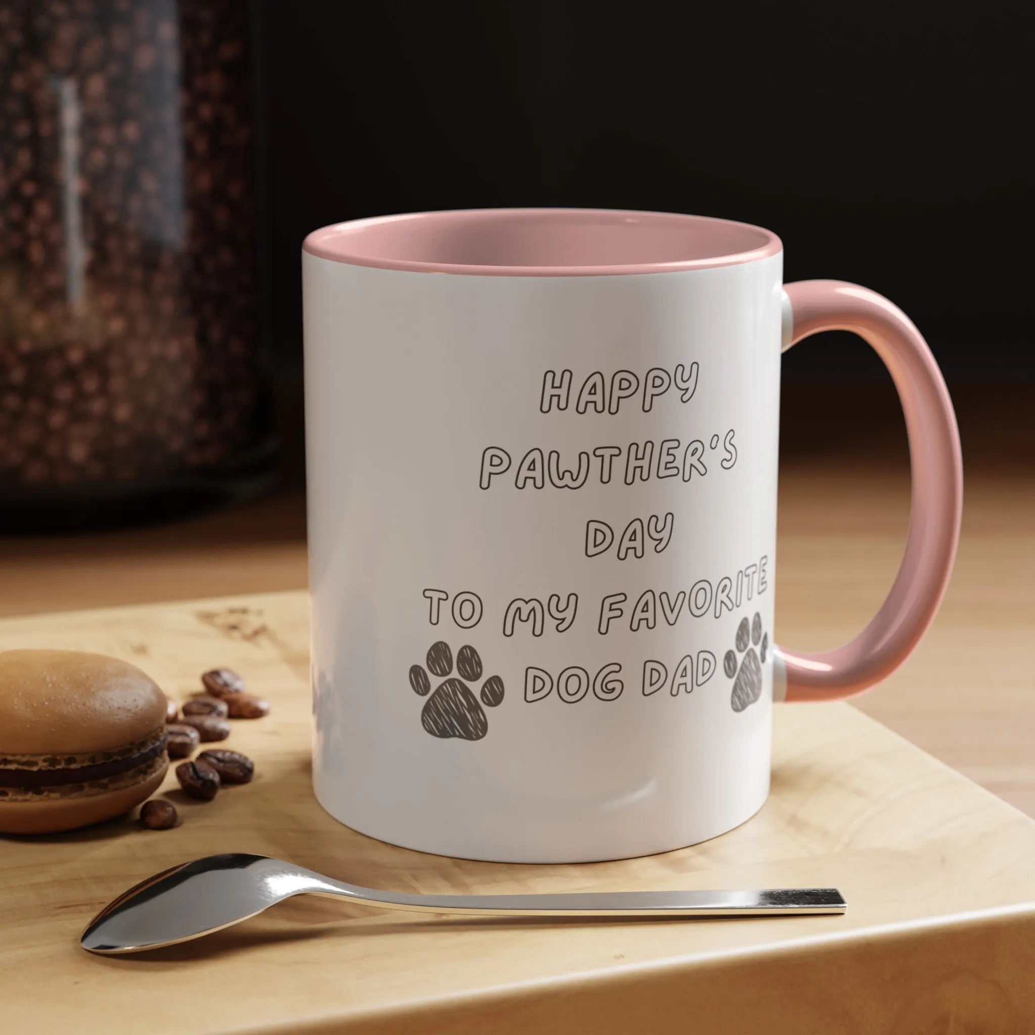 Happy Pathers Day Coffee Mug, Gift for Him, Dog Dad Gift, Gift for Dad, Fathers Day Gift, Dog Lover Gift