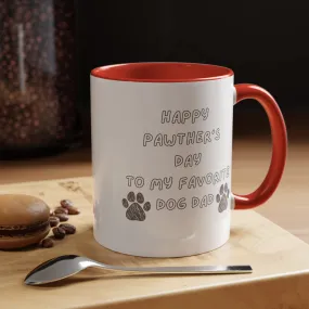 Happy Pathers Day Coffee Mug, Gift for Him, Dog Dad Gift, Gift for Dad, Fathers Day Gift, Dog Lover Gift