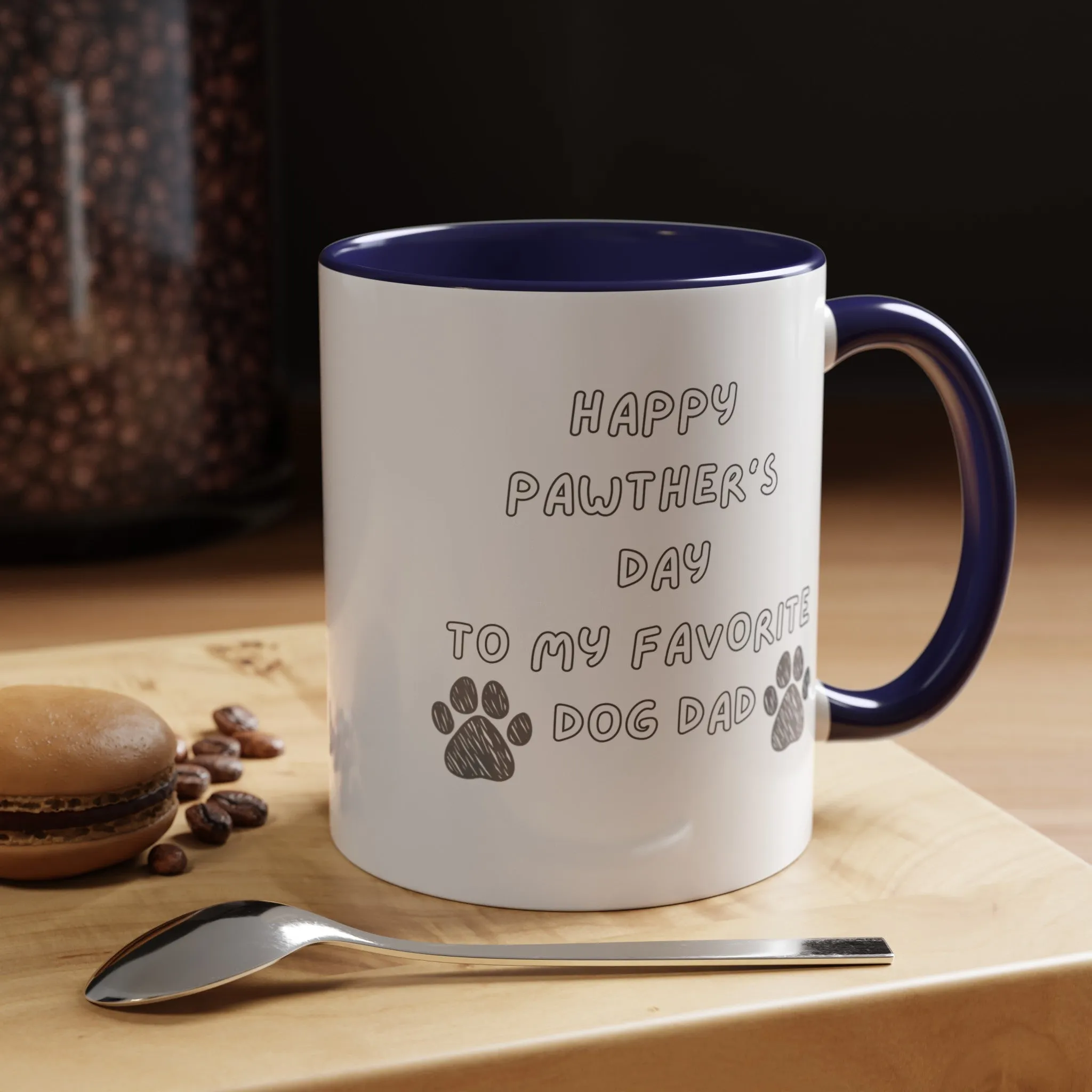 Happy Pathers Day Coffee Mug, Gift for Him, Dog Dad Gift, Gift for Dad, Fathers Day Gift, Dog Lover Gift