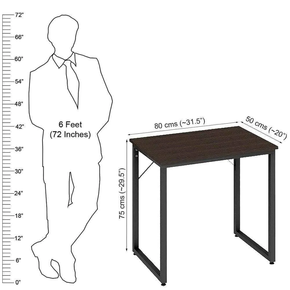 Helios T80 Modern Computer/Laptop Table, Classic Wenge