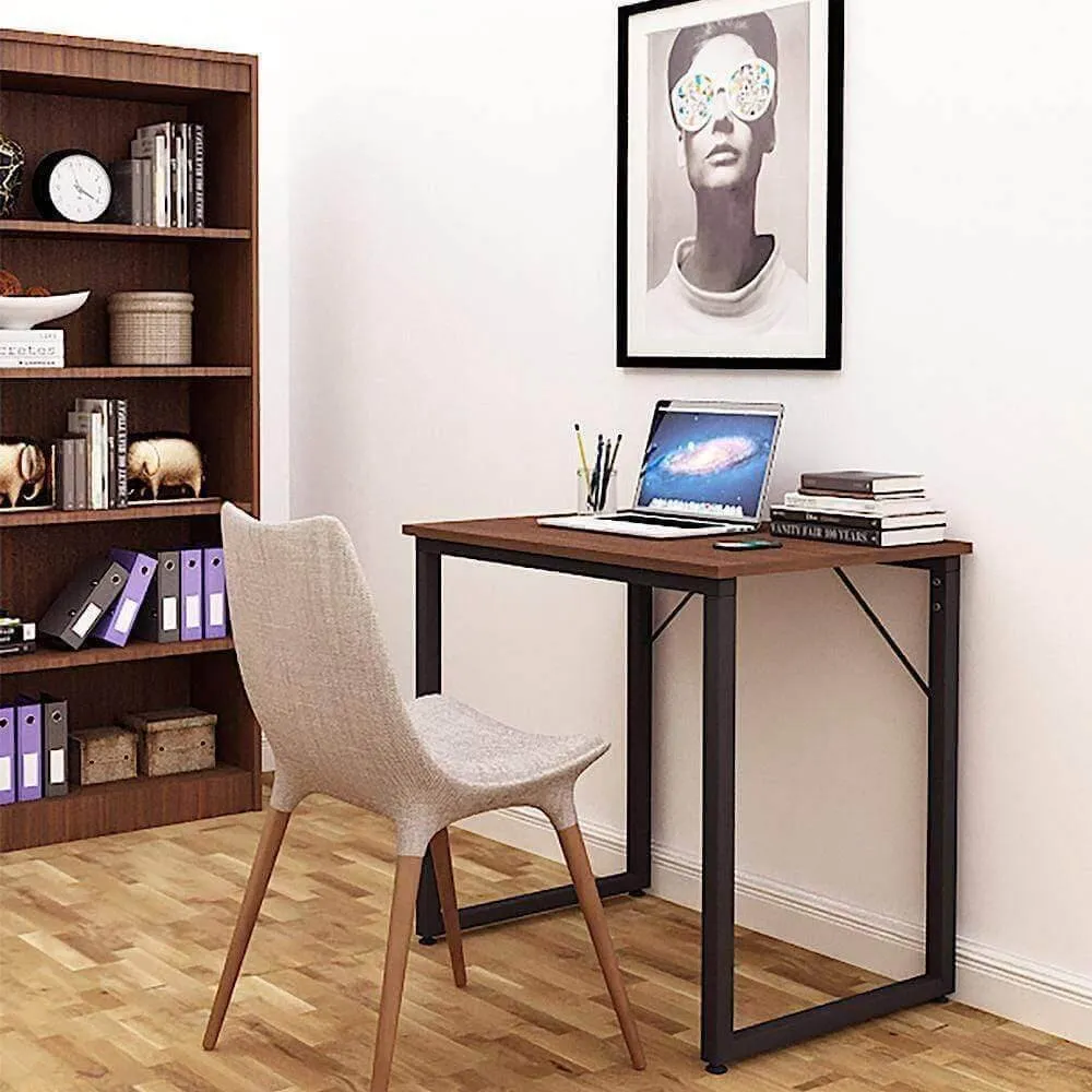 Helios T80 Modern Study/ Writing Desk, Acacia Walnut