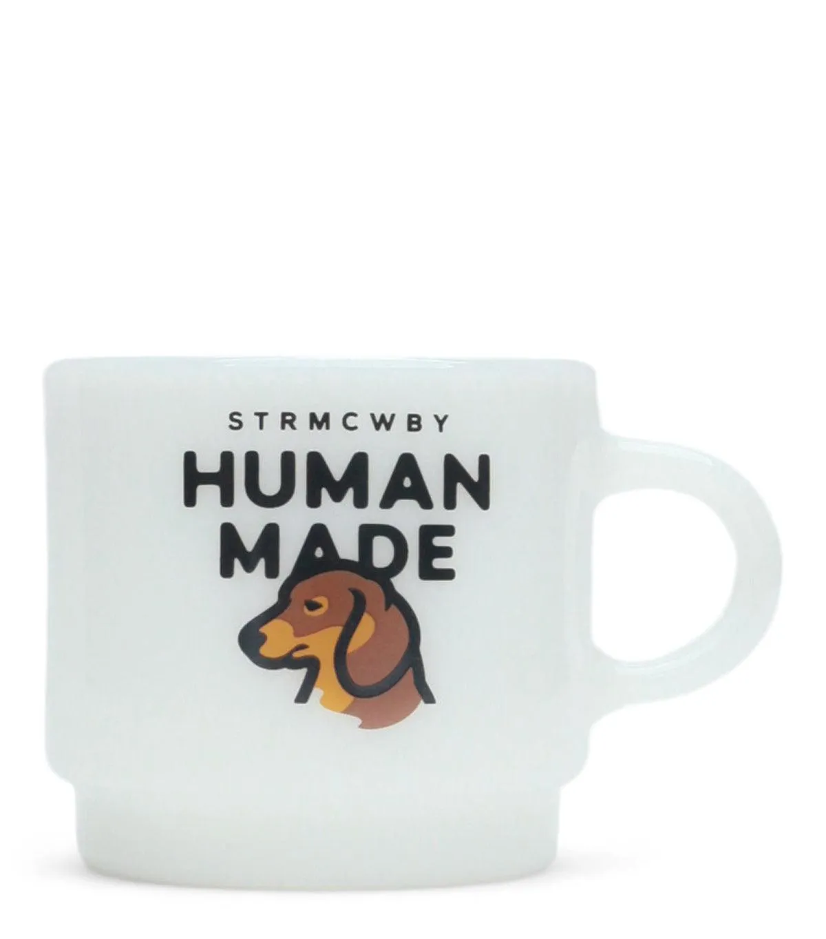 Human Made Dachs Glass Mug White