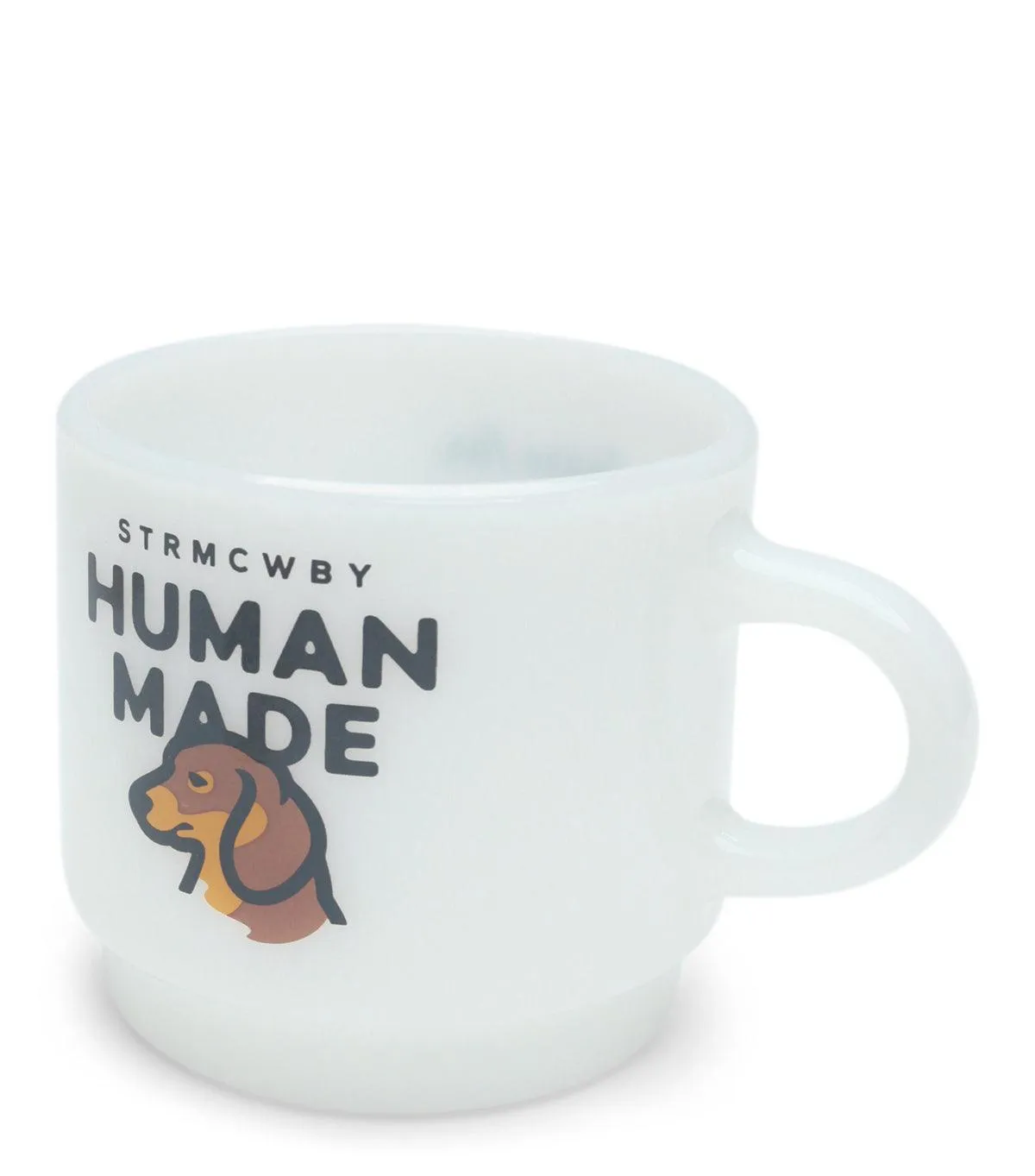 Human Made Dachs Glass Mug White