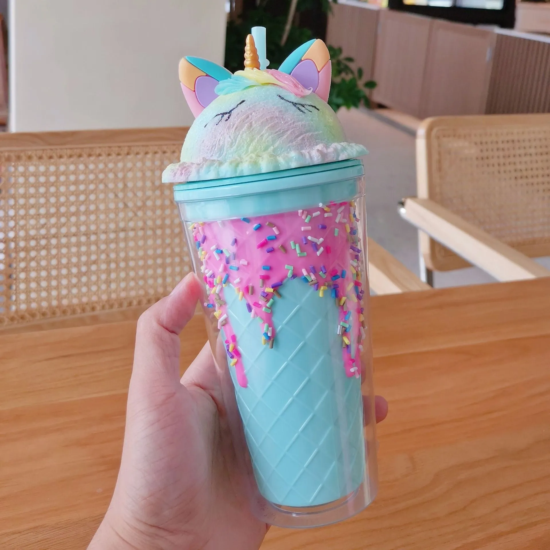 Icecream Unicorn Water Bottles