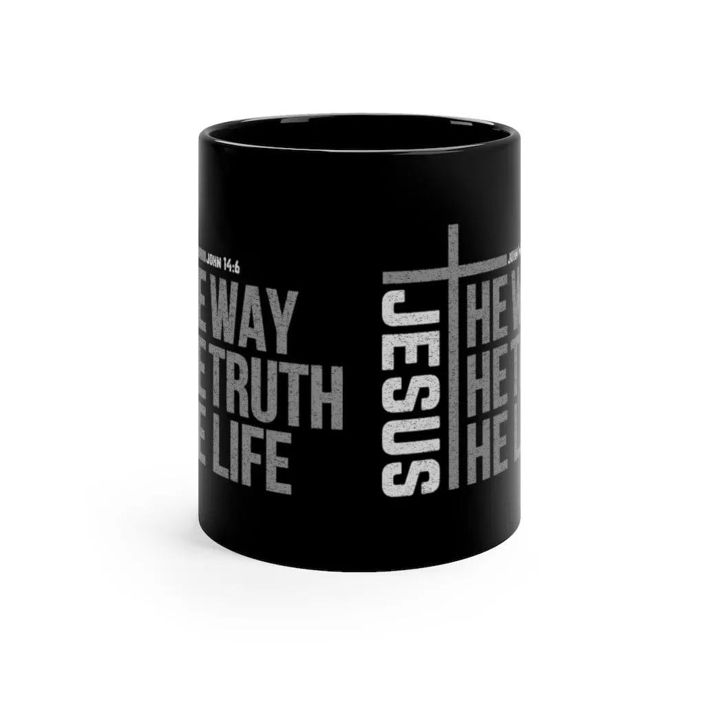 Jesus Is The Way The Truth The Life Mug - Christian Mug - Bible Verse Mugs - Scripture Mugs