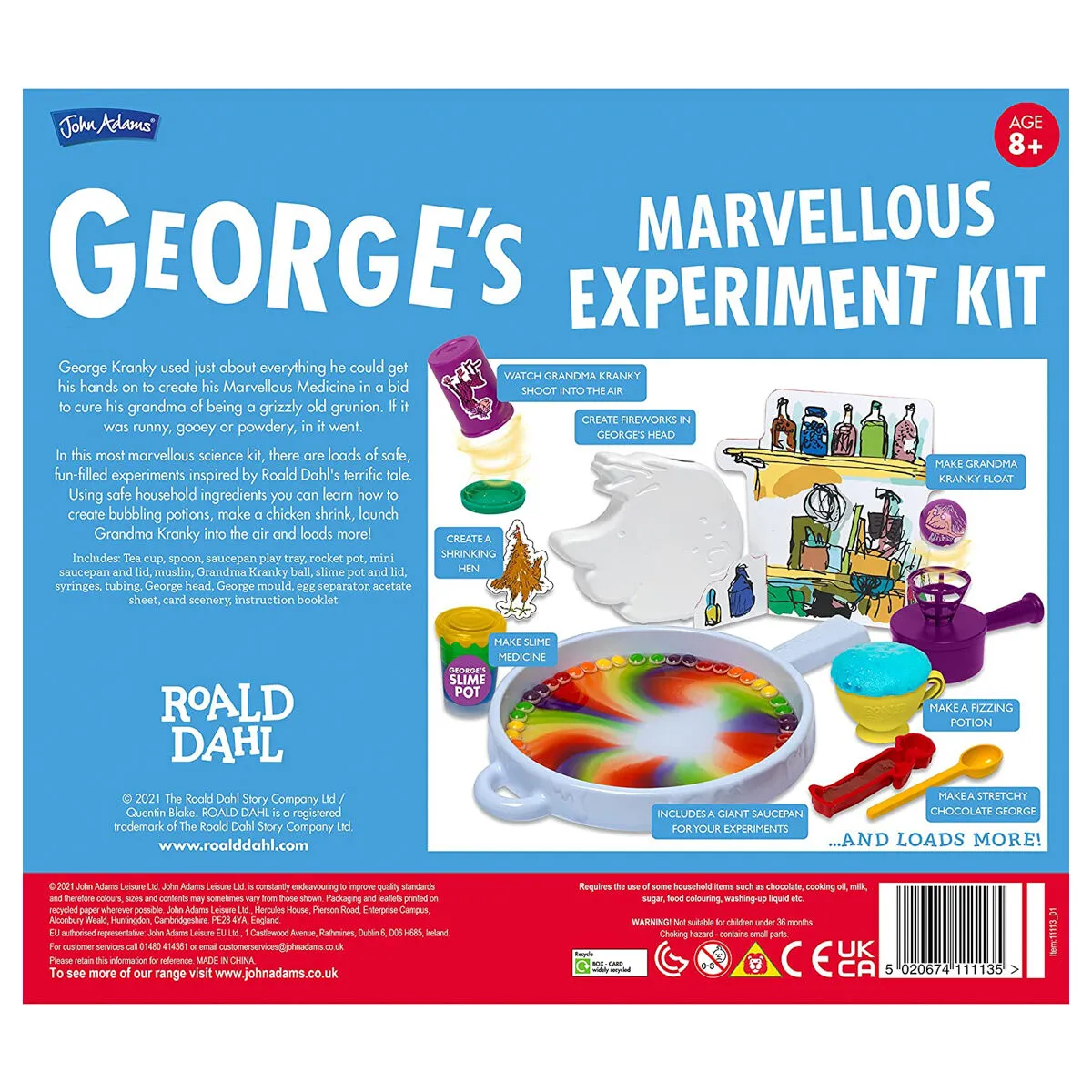 John Adams Roald Dahl George's Marvellous Experiment Kit