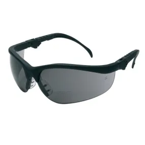 K3H15G MCR Safety Klondike KD3 Series Safety Glasses, Gray Lens, Black Frame