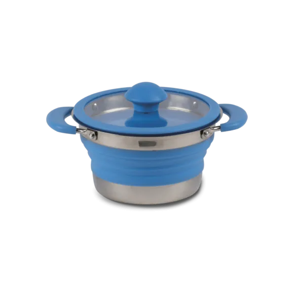 Kampa Collapsible Saucepan 1LTR (Blue)