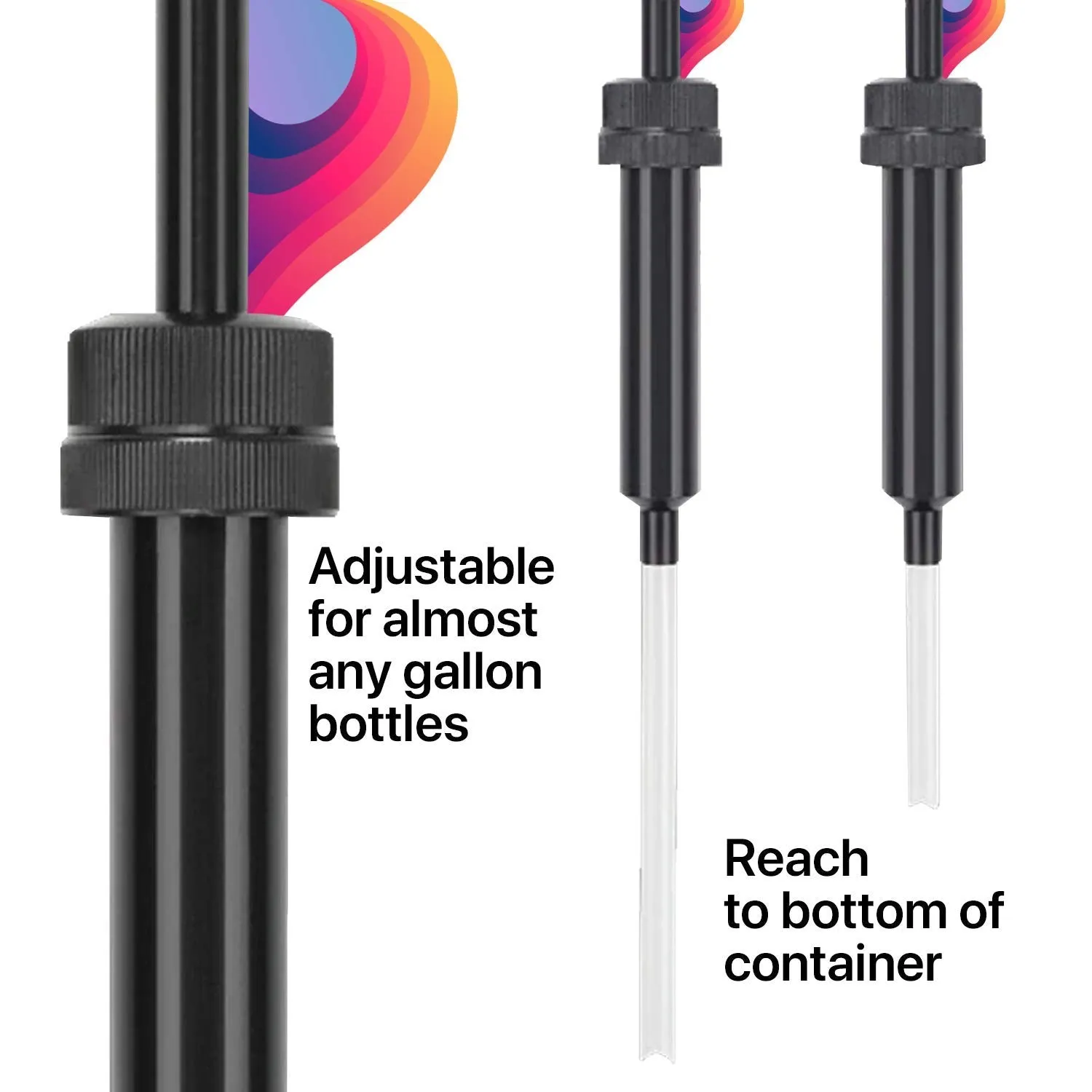 Katzco Fluid Transfer Pump - 26.5 Inch - for Toluene, Light Solvents, Gasoline, Water