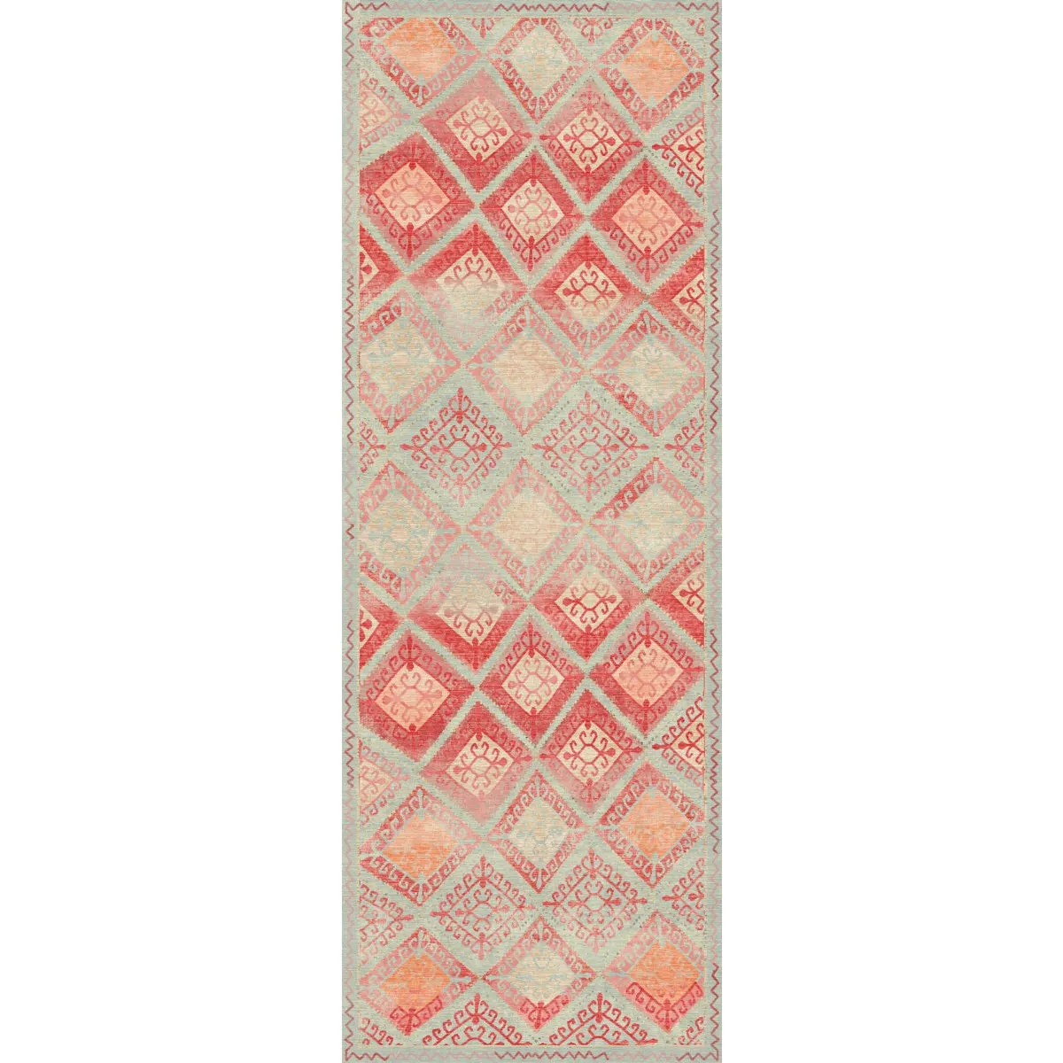 Kazna Orange Teal Rug