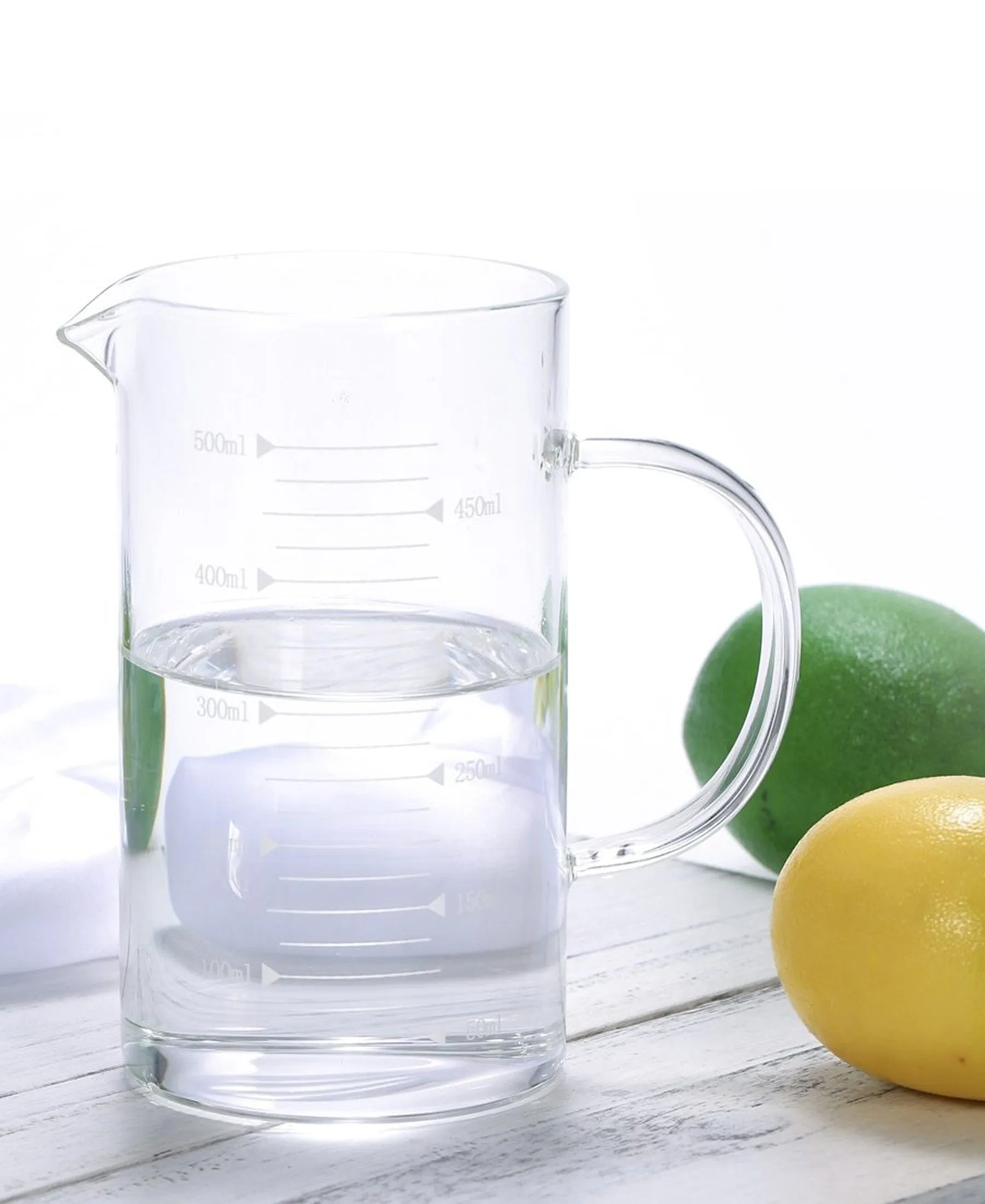 Kitchen Life 500ml Borosilicate Glass Measuring Cup - Clear