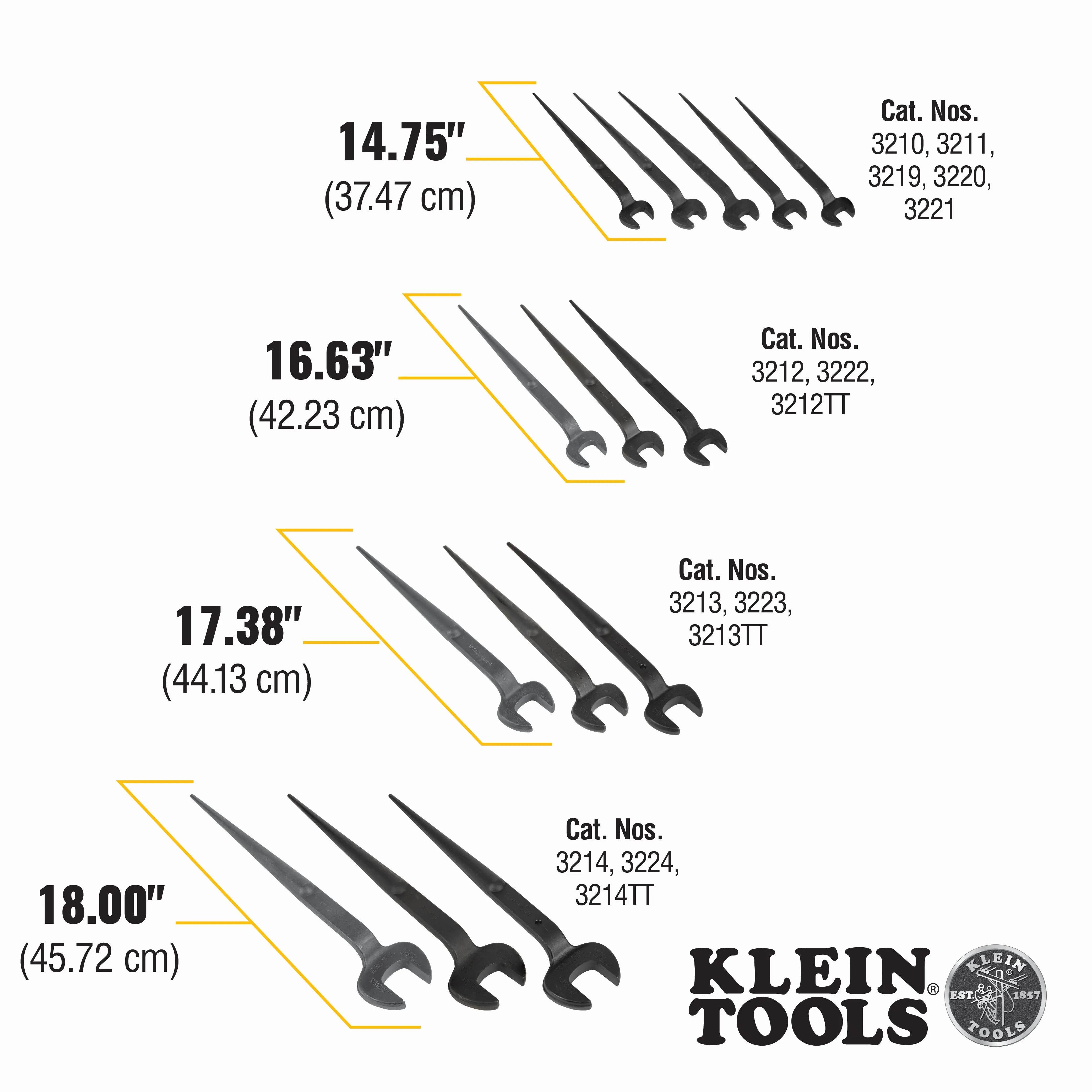 Klein Spud Wrench 7/8'' Nominal Opening With Tether Hole - 3213TT