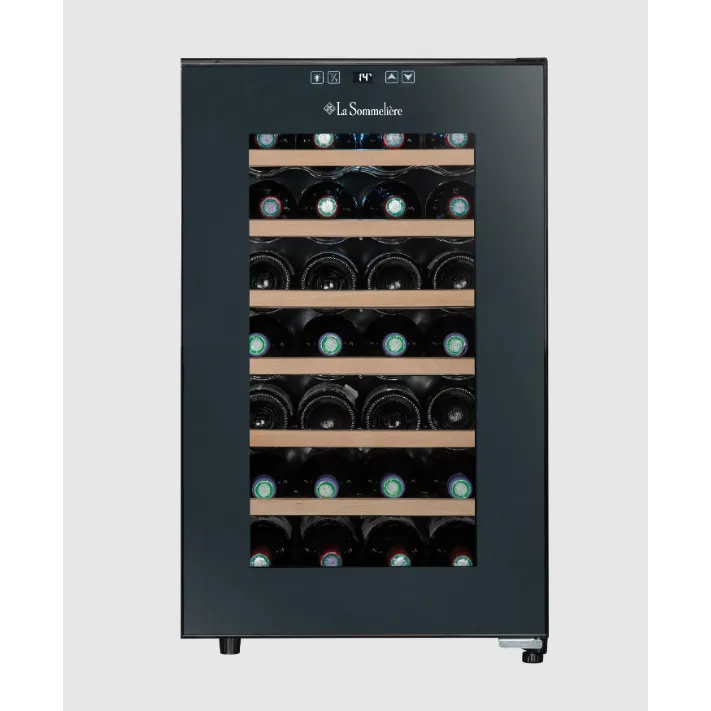 La Sommeliere - 28 Bottle Freestanding Wine Fridge LS28SILENCE