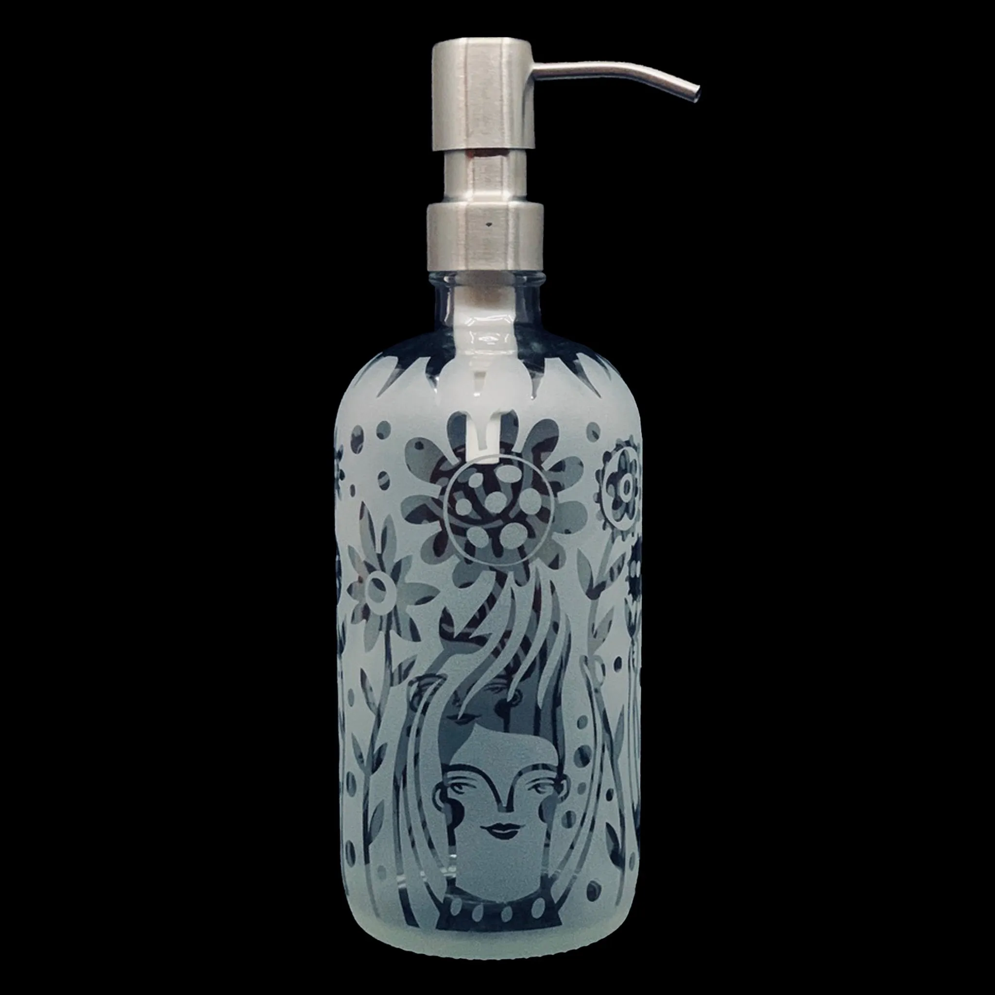 Leandra Drumm "Flower People" Soap/Sanitizer Dispenser