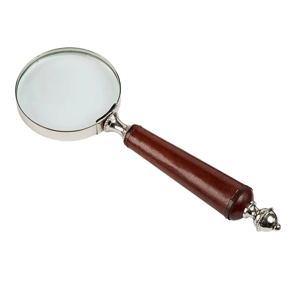 Leather Handled Magnifying Glass