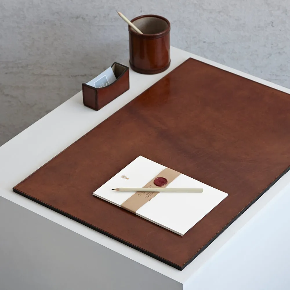 Leather Large Desk Set