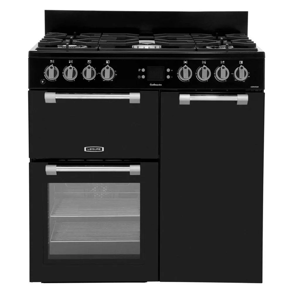 Leisure Cookmaster 90cm Dual Fuel Range Cooker - Black | CK90F232K