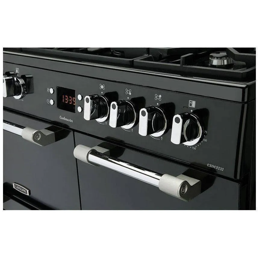 Leisure Cookmaster 90cm Dual Fuel Range Cooker - Black | CK90F232K