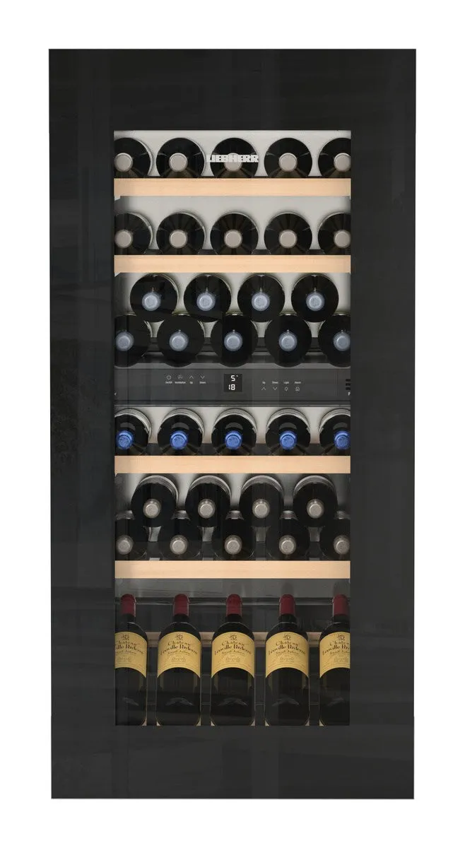 Liebherr HWGB5100 24 Inch Built-In Dual Zone Wine Cabinet with 51-Bottle Capacity