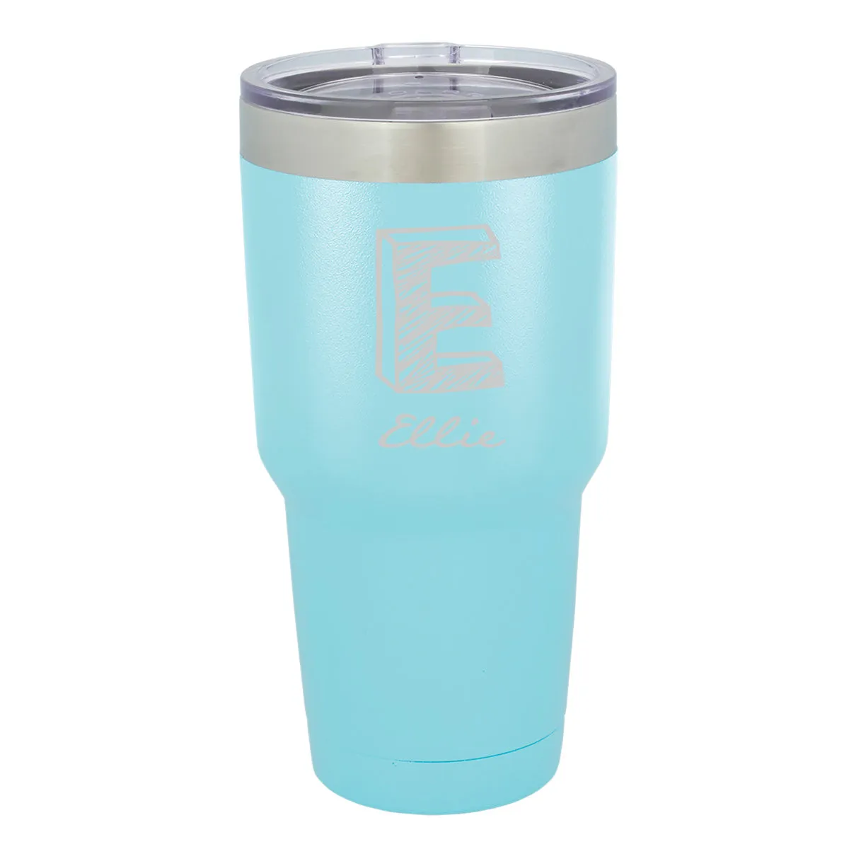 Light Blue Stainless Steel 30 oz. Double Insulated Tumbler