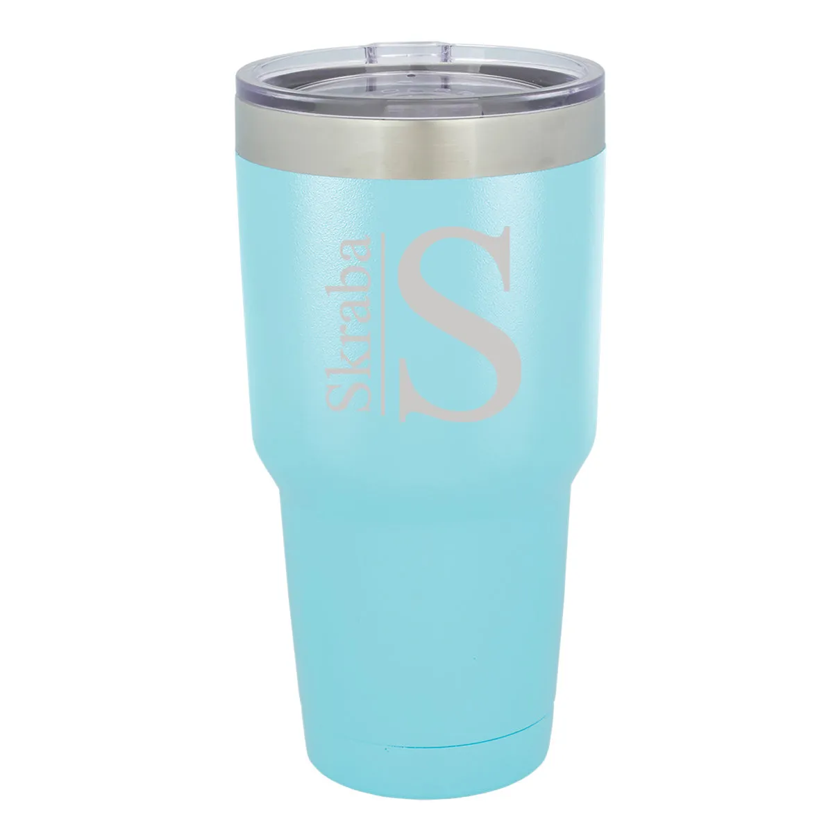 Light Blue Stainless Steel 30 oz. Double Insulated Tumbler