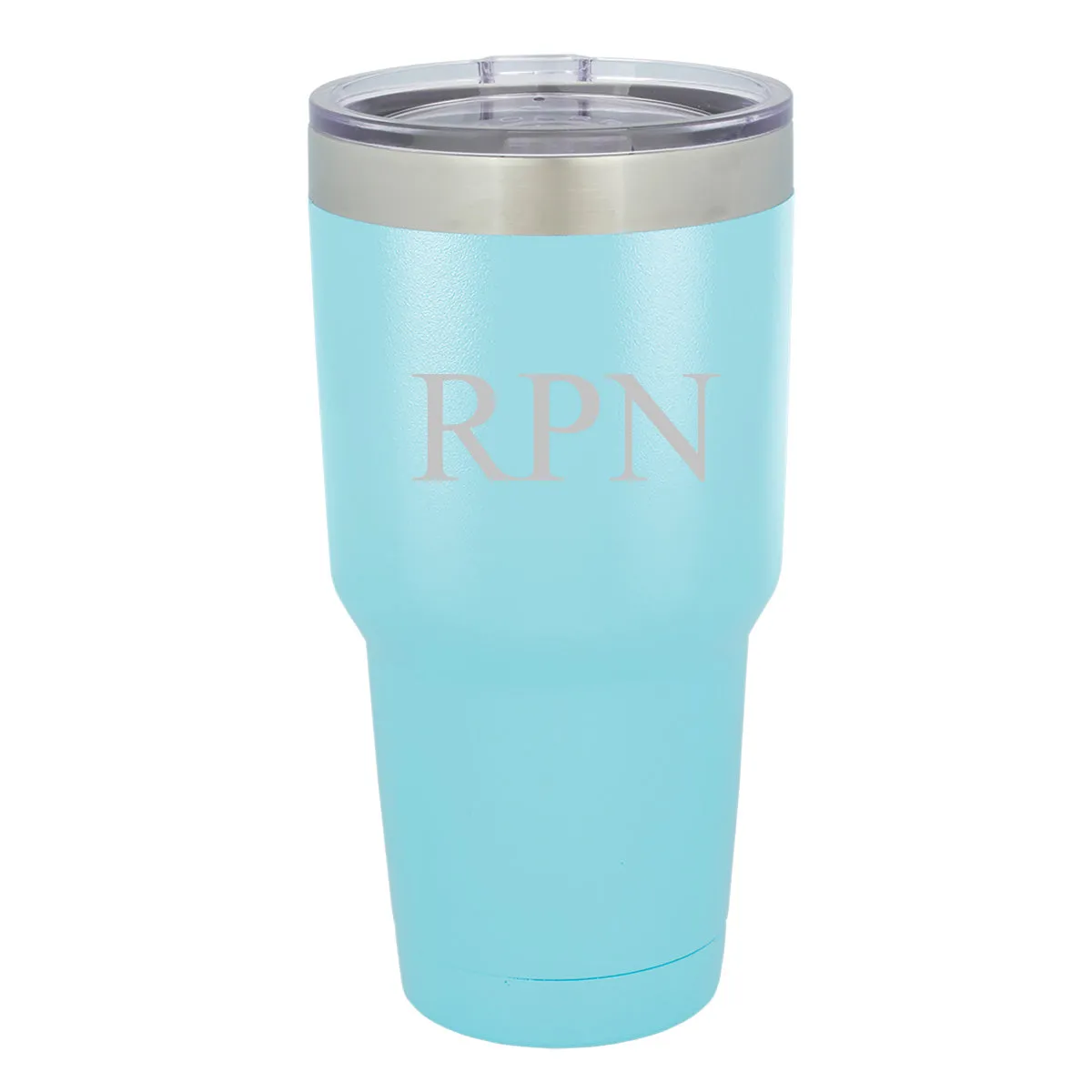 Light Blue Stainless Steel 30 oz. Double Insulated Tumbler