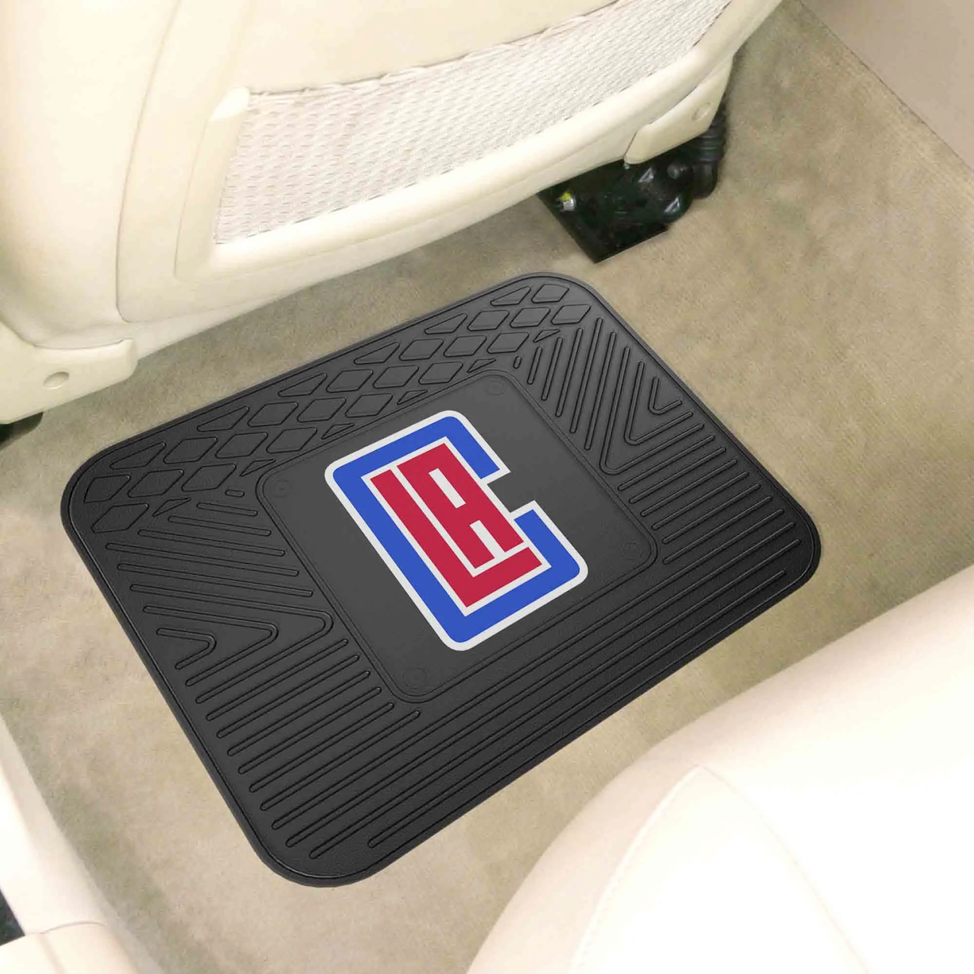 Los Angeles Clippers Back Seat Car Utility Mat - 14in. x 17in.