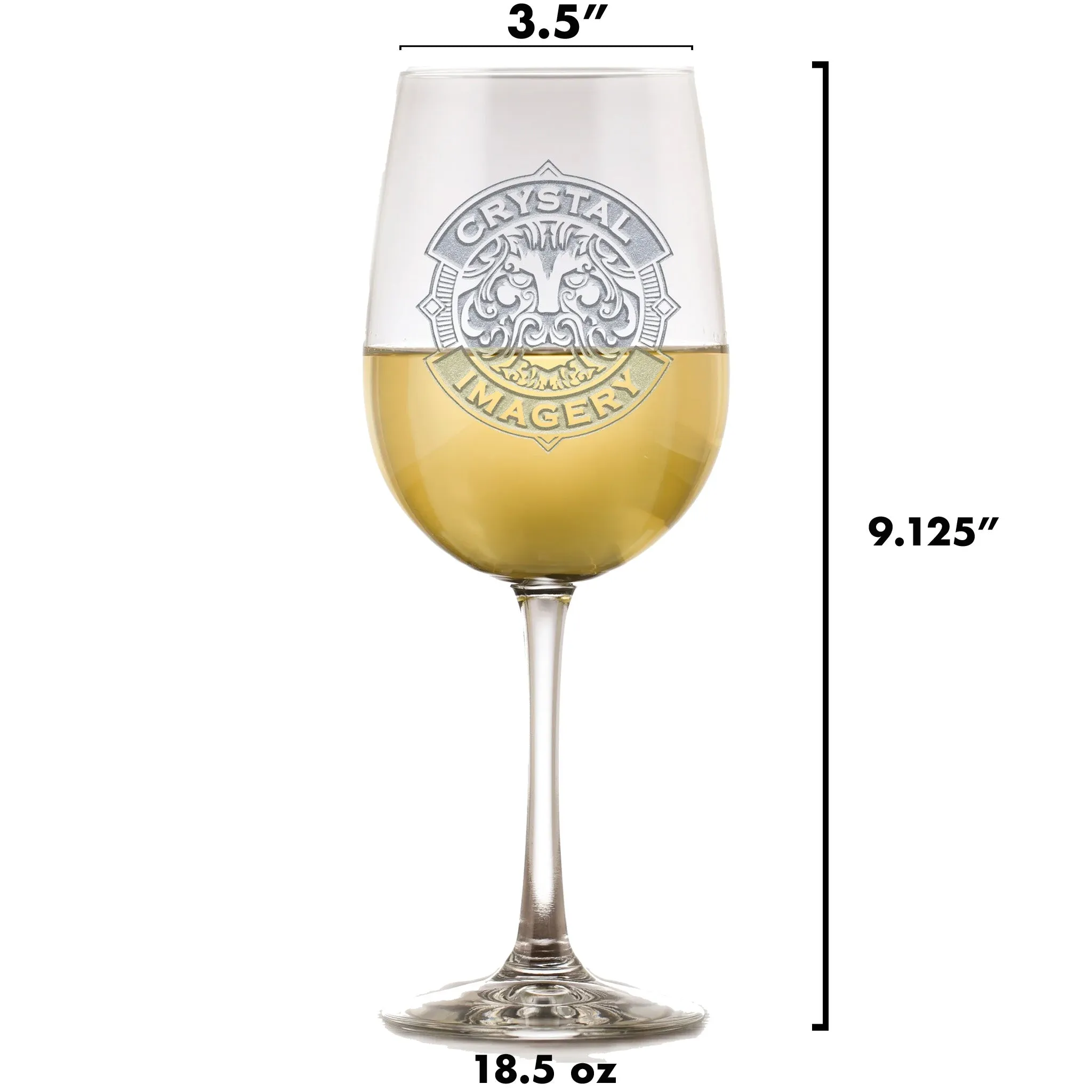 Marine Wife Wine Glass