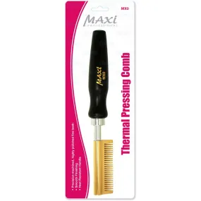 MAXI PRESSING THERMAL CERAMIC COMB  - BRASS SMALL STRAIGHT