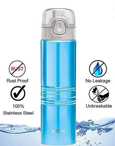 Milton Vogue 750 Stainless Steel Water Bottle, 750 ml, Blue