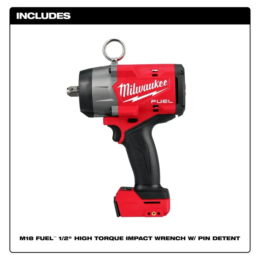 Milwaukee 2966-20 M18 FUEL™ 1/2" High Torque Impact Wrench w/ Pin Detent