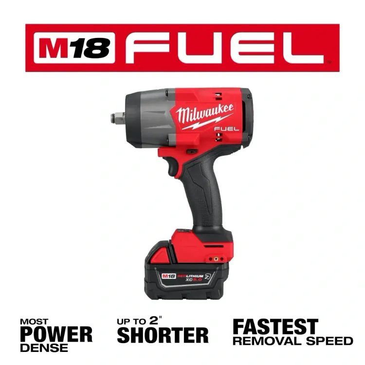 Milwaukee 2967-21B M18 FUEL™ 1/2" High Torque Impact Wrench w/ Friction Ring Kit