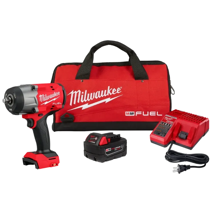 Milwaukee 2967-21B M18 FUEL™ 1/2" High Torque Impact Wrench w/ Friction Ring Kit