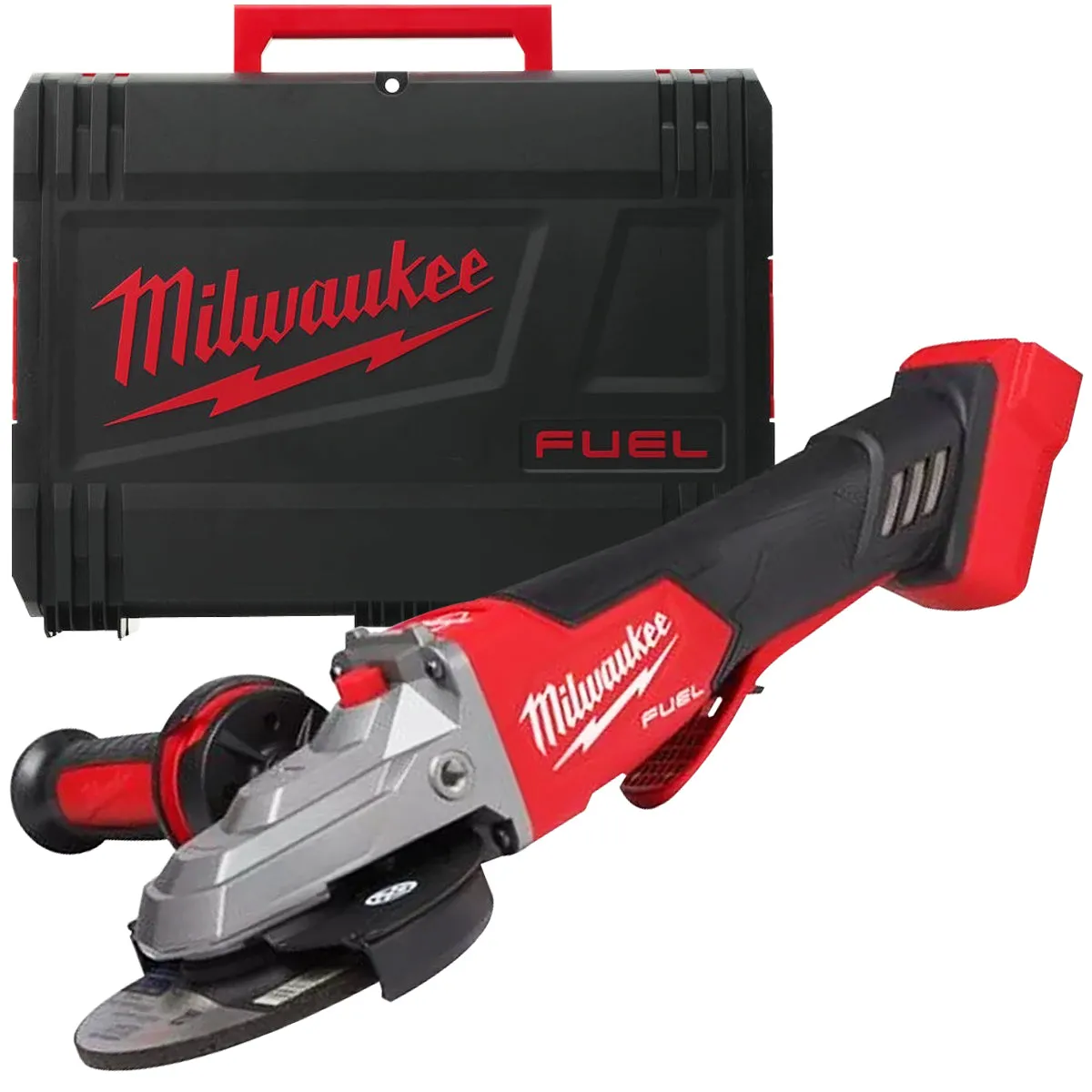 Milwaukee M18FSAGF125XPDB-0X 18V FUEL Brushless 125mm Angle Grinder with 1 x 5.5Ah Battery Charger & Case