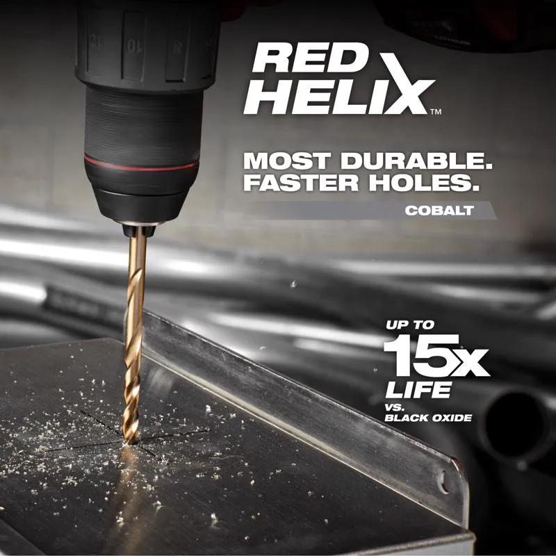 Milwaukee Red Helix 7/32 in. X 3-7/8 in. L Steel Thunderbolt Drill Bit 3-Flat Shank 1 pc