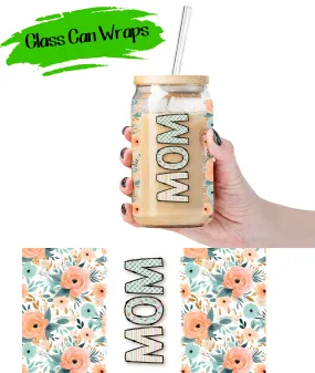 Mom Wrap for 16/20 oz Cups - UV DTF or Sublimation (SHIPS IN 3-7 BUS DAYS)