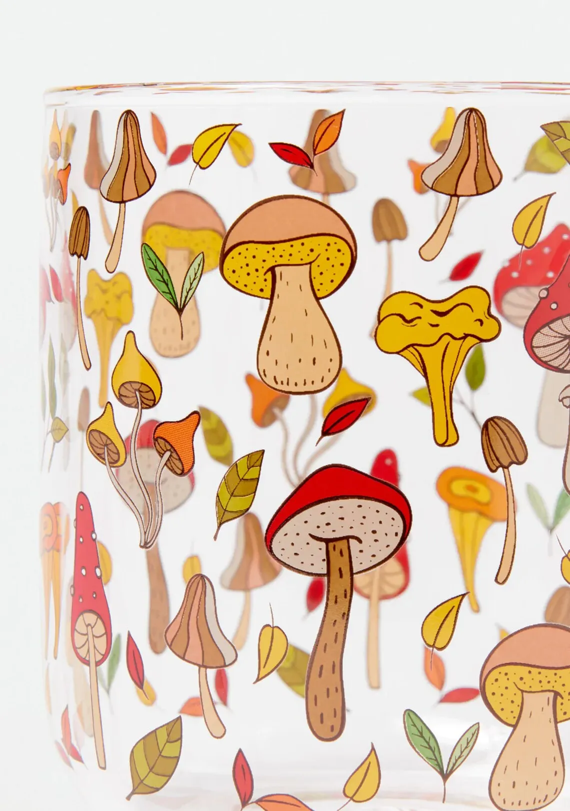 Mushroom Novelty Glass