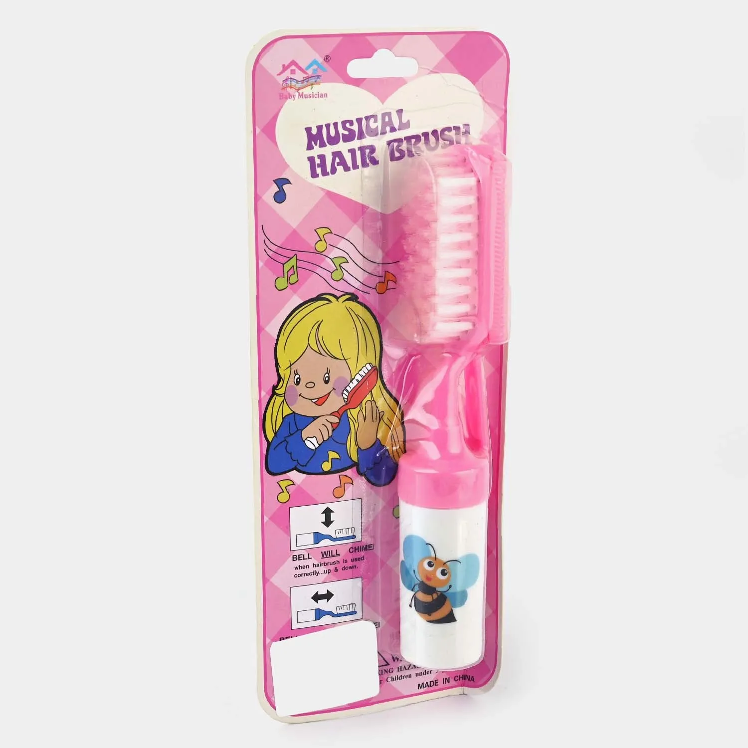 Musical Hair Brush & Comb | Pink