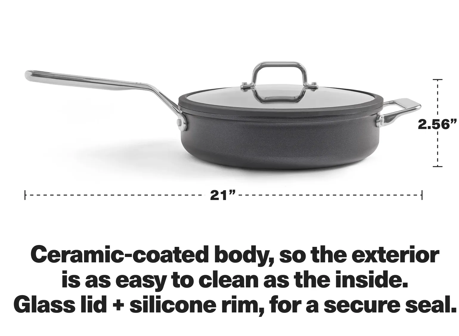 Nonstick 3 QT Sauté - Final Sale