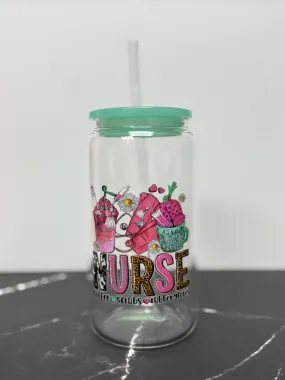 Nurse Glass Tumbler