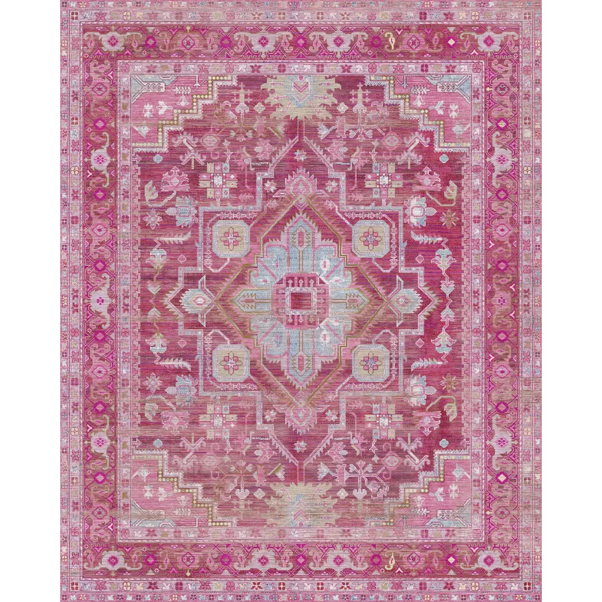 Ozana Pink Teal Rug