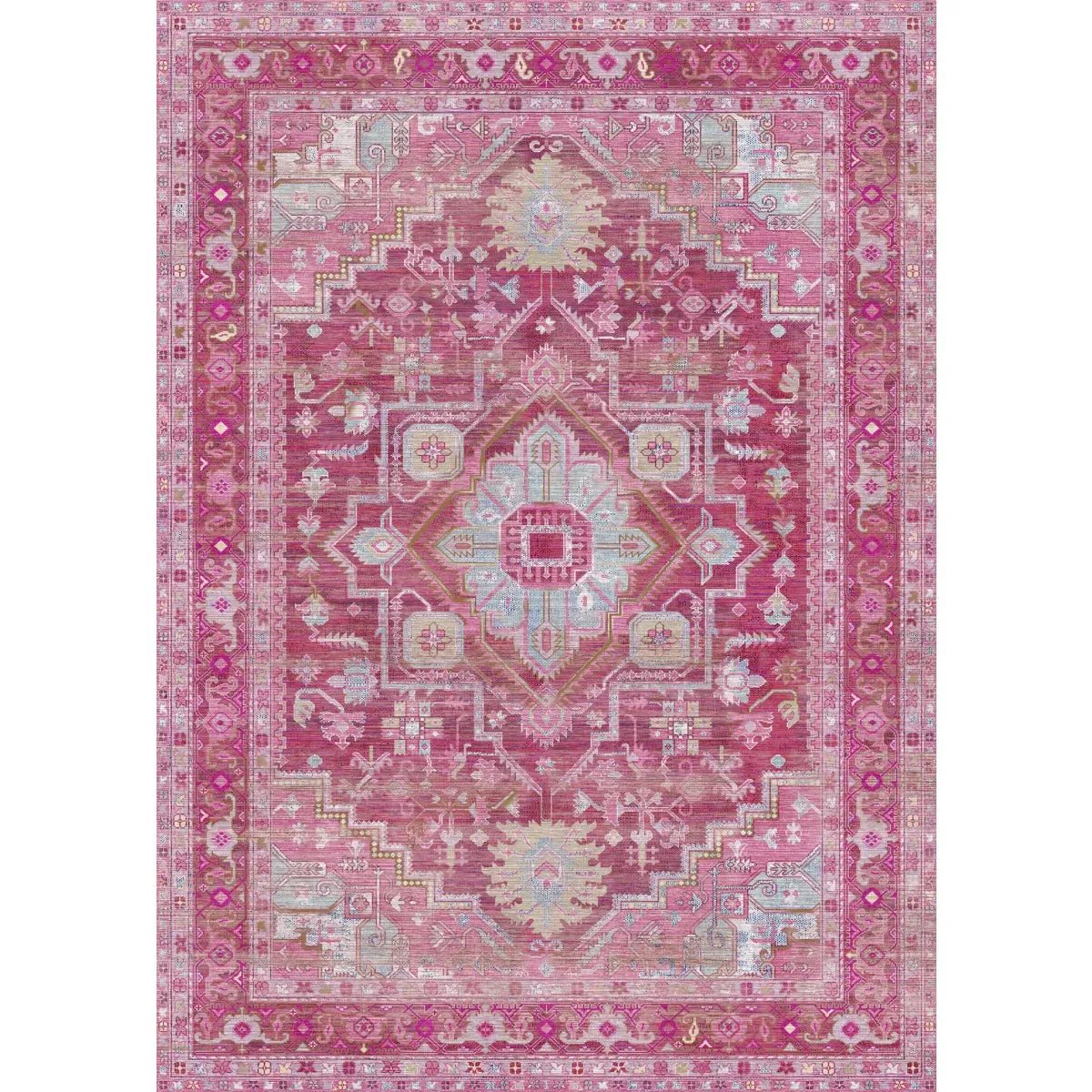 Ozana Pink Teal Rug