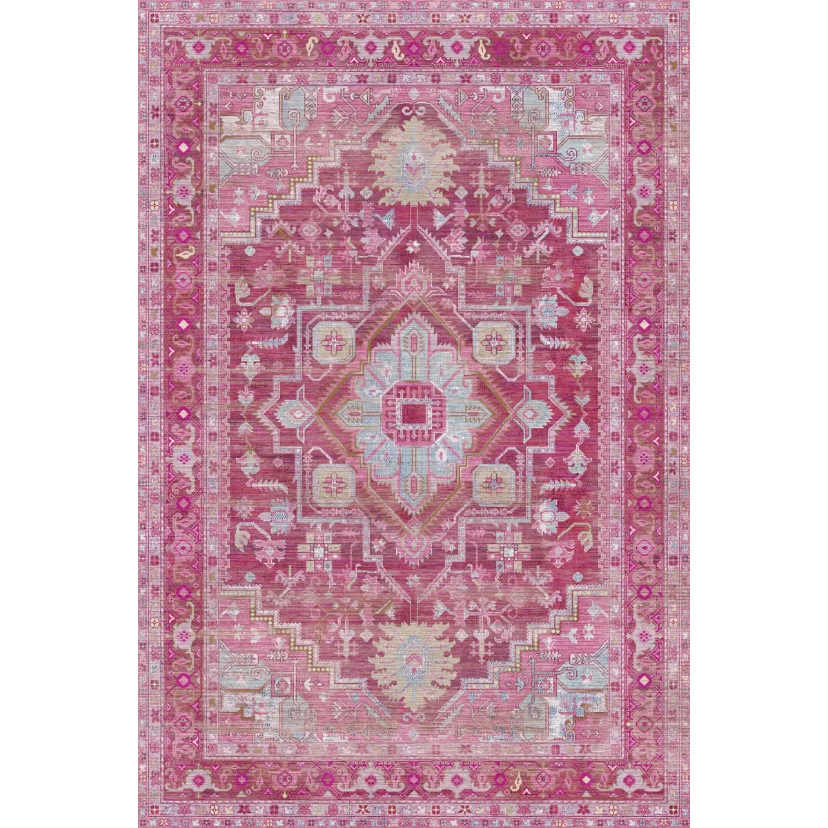 Ozana Pink Teal Rug