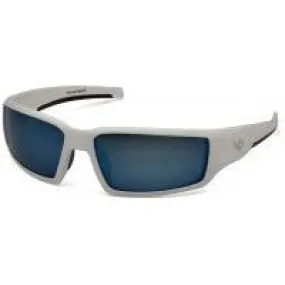 Pagosa - Ice Blue Mirror Anti-Fog Lens with White Frame