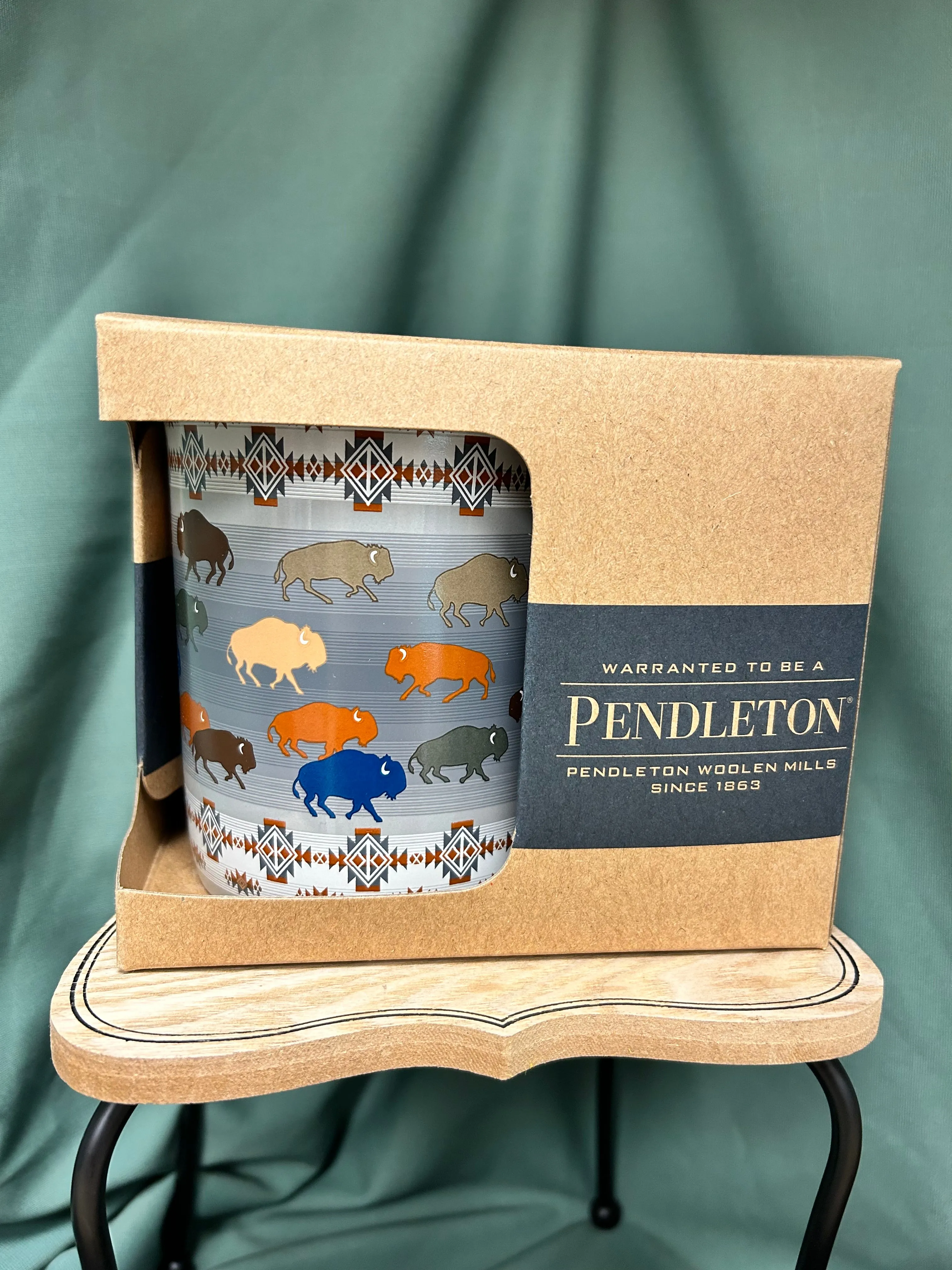 Pendleton Mug Prairie Rush Hour Grey