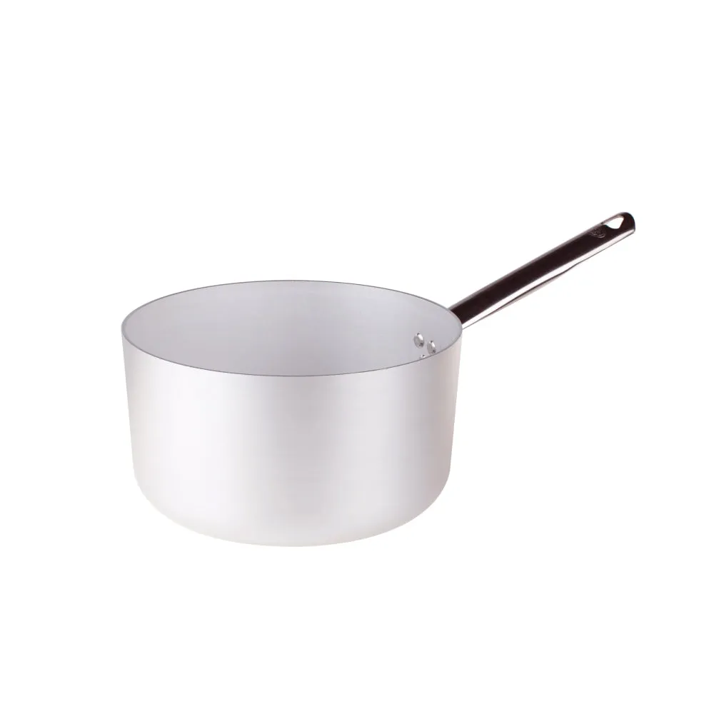 Pentole Agnelli ALMA10516 1.8 Qt. Aluminum Saucepan With Stainless Steel Handle