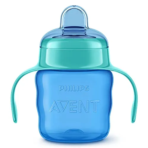 Philips Avent Classic Soft Polypropylene Spout Cup (Green/Blue, 200ml)