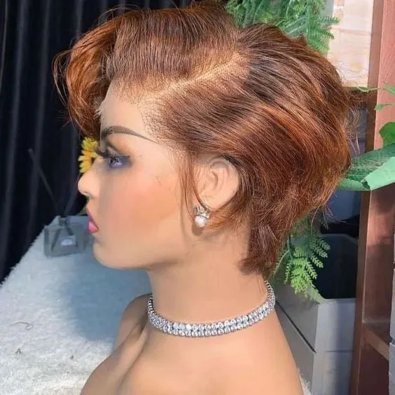 Pixie Human hair Wig