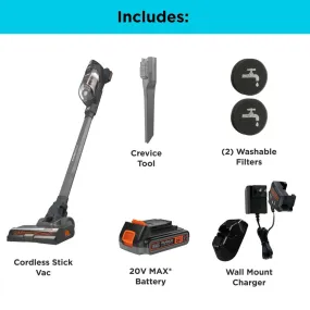 POWERSERIES ™ 20V MAX* Cordless Stick Vacuum Combo Kit